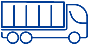 truck with cargo icon